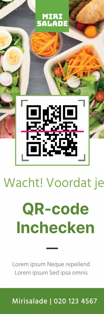 QR-code inchecken