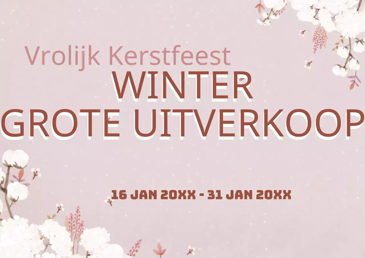 Winter Grote Uitverkoop