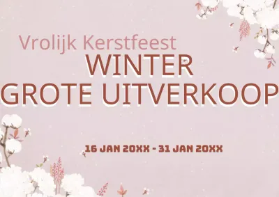 Winter Grote Uitverkoop