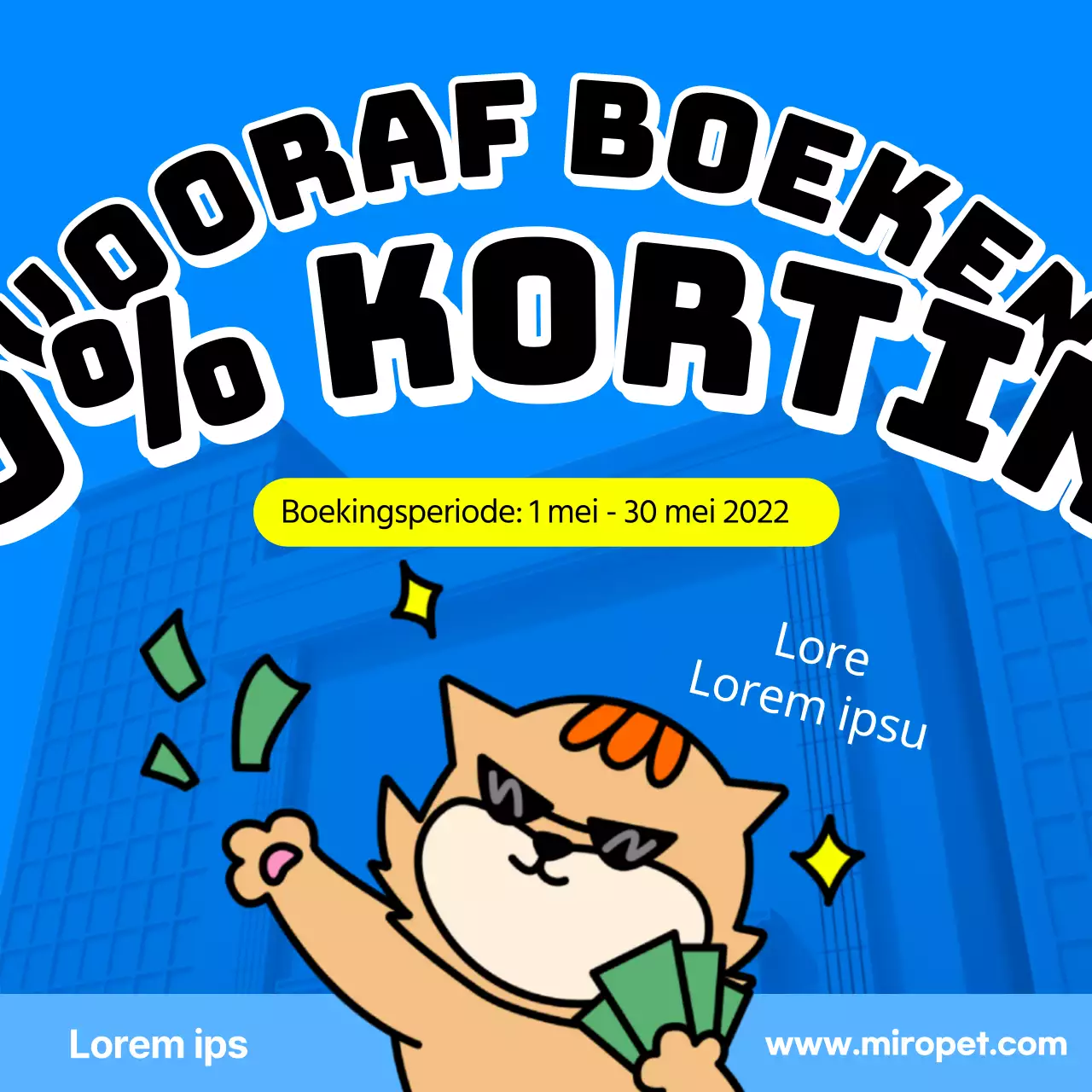 Blue Cat kortingsinformatie voor vooruitbestellingen