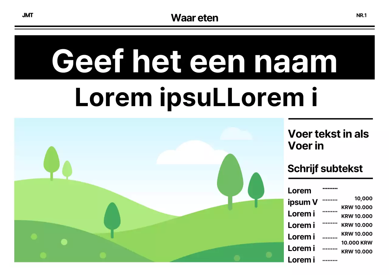 Krant Mockup_GaragePoster