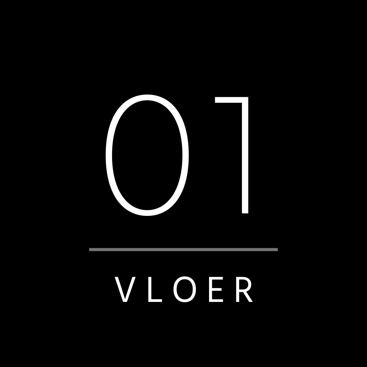 Zwarte eenvoudige bewegwijzering