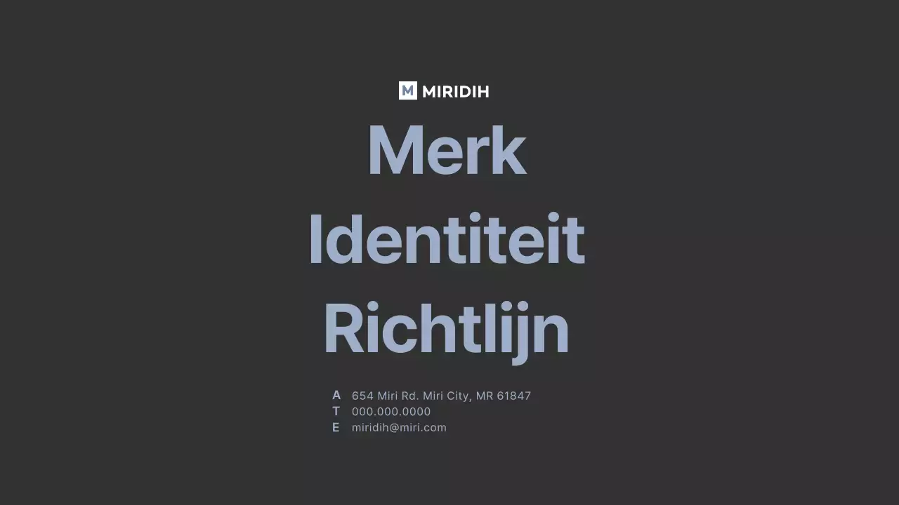 donkergrijs lichtblauw rasterconcept eenvoudige merkrichtlijn