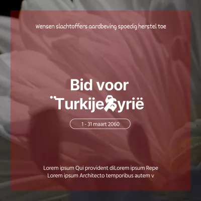 Een gedenkteken van chrysanten in grijs en rood