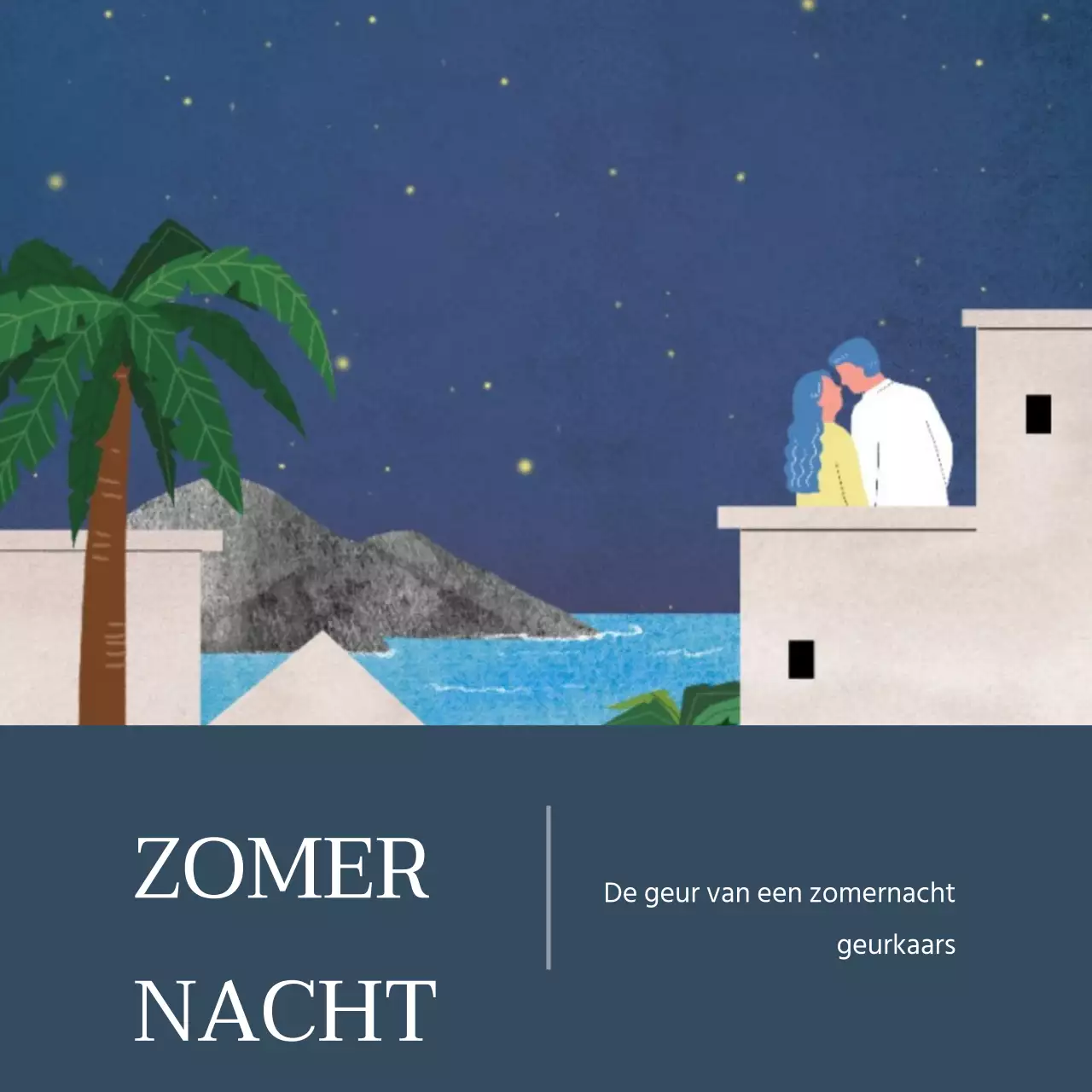 Zomernacht, droomkaars