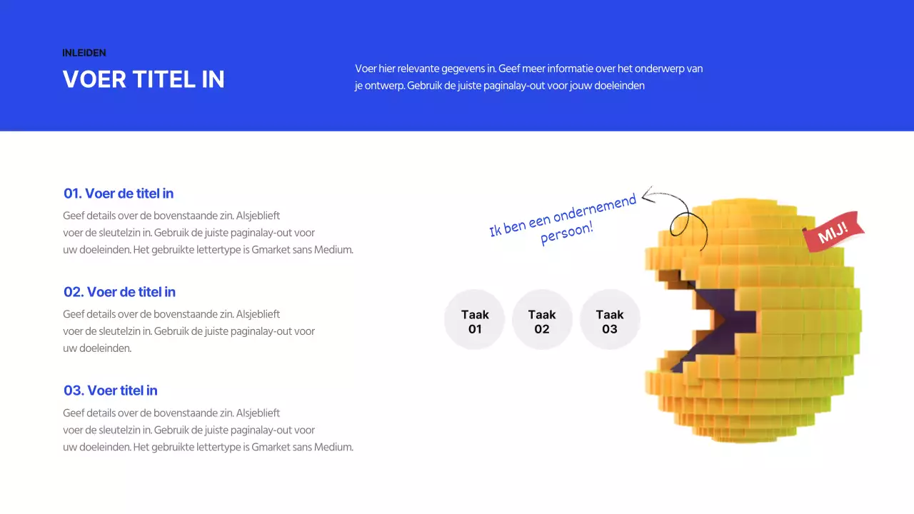 Blauw en eenvoudig vacatureportfolio