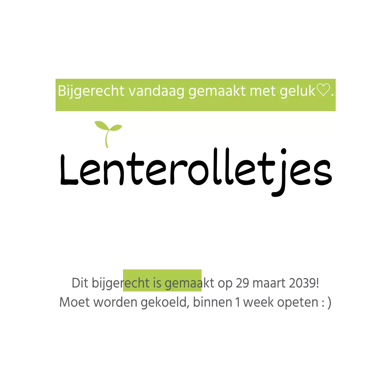 Lenterolletjes