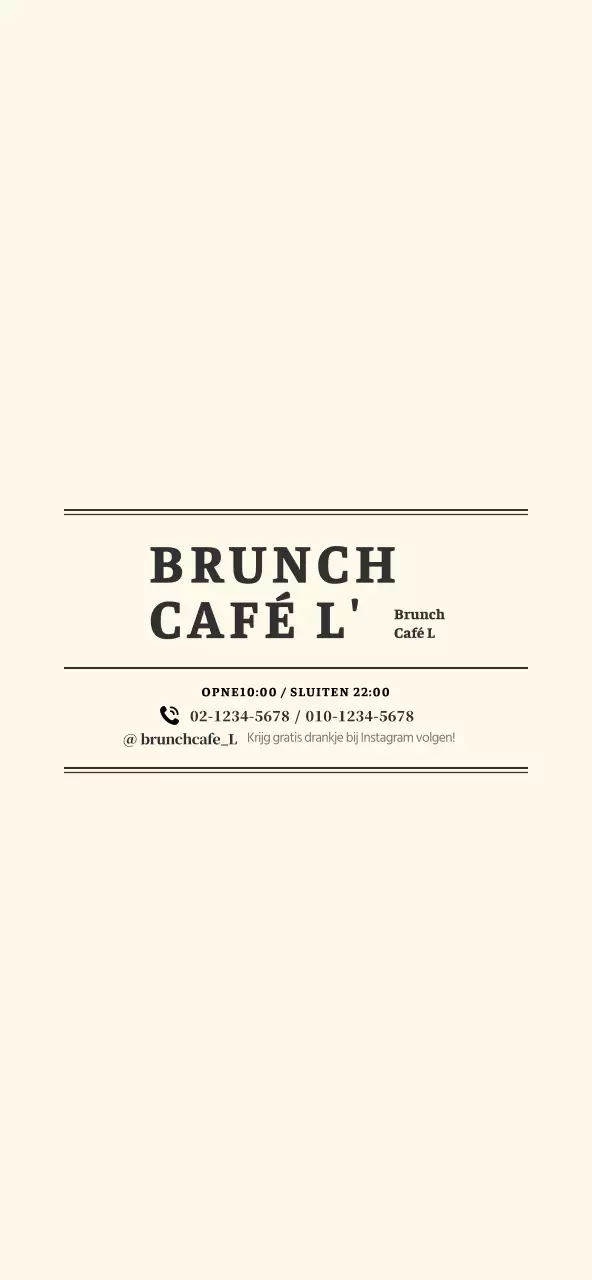 Emotionele foto lay-out concept brunch café menu in licht geel en zwart