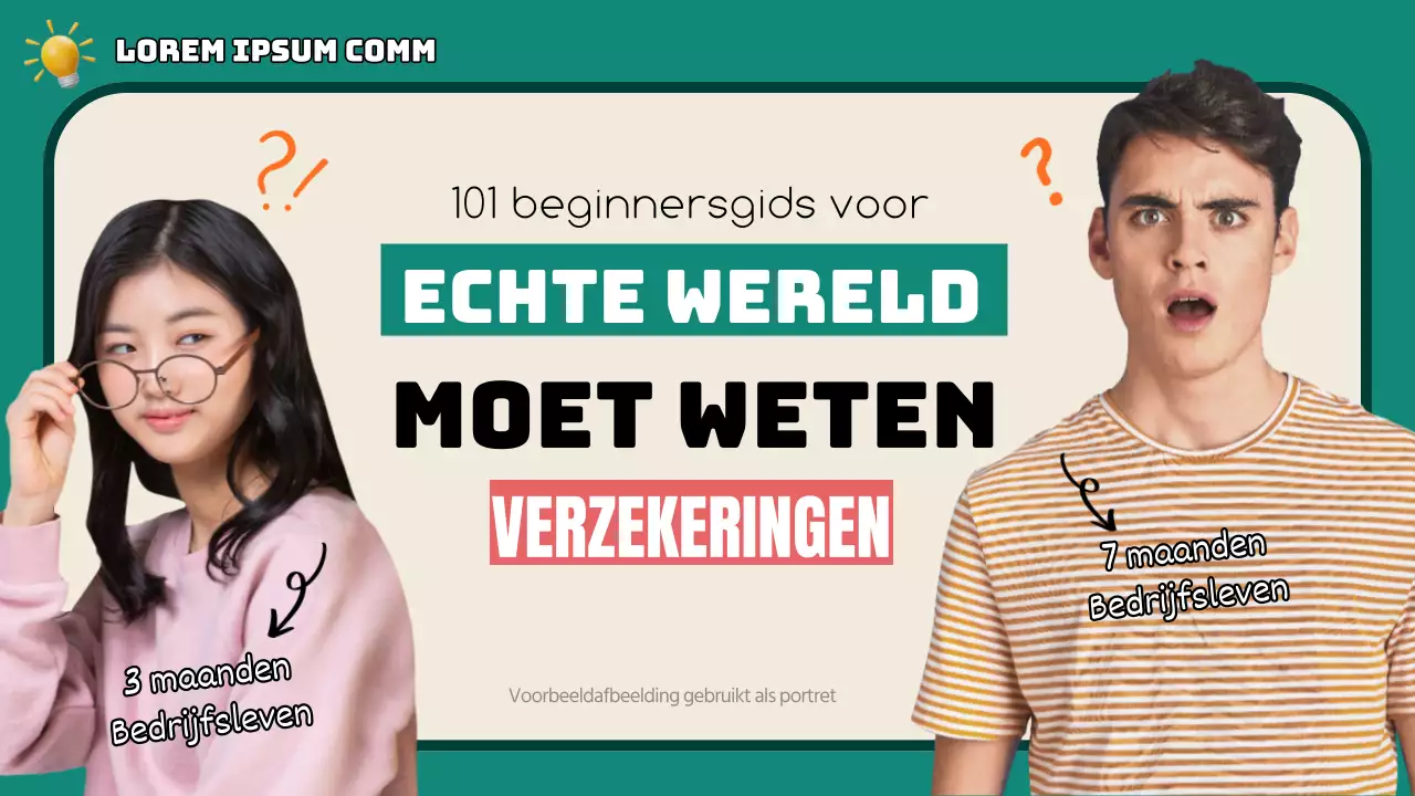 Zorg voor verplichte verzekeringsinformatie voor jongvolwassenen met een groene achtergrond