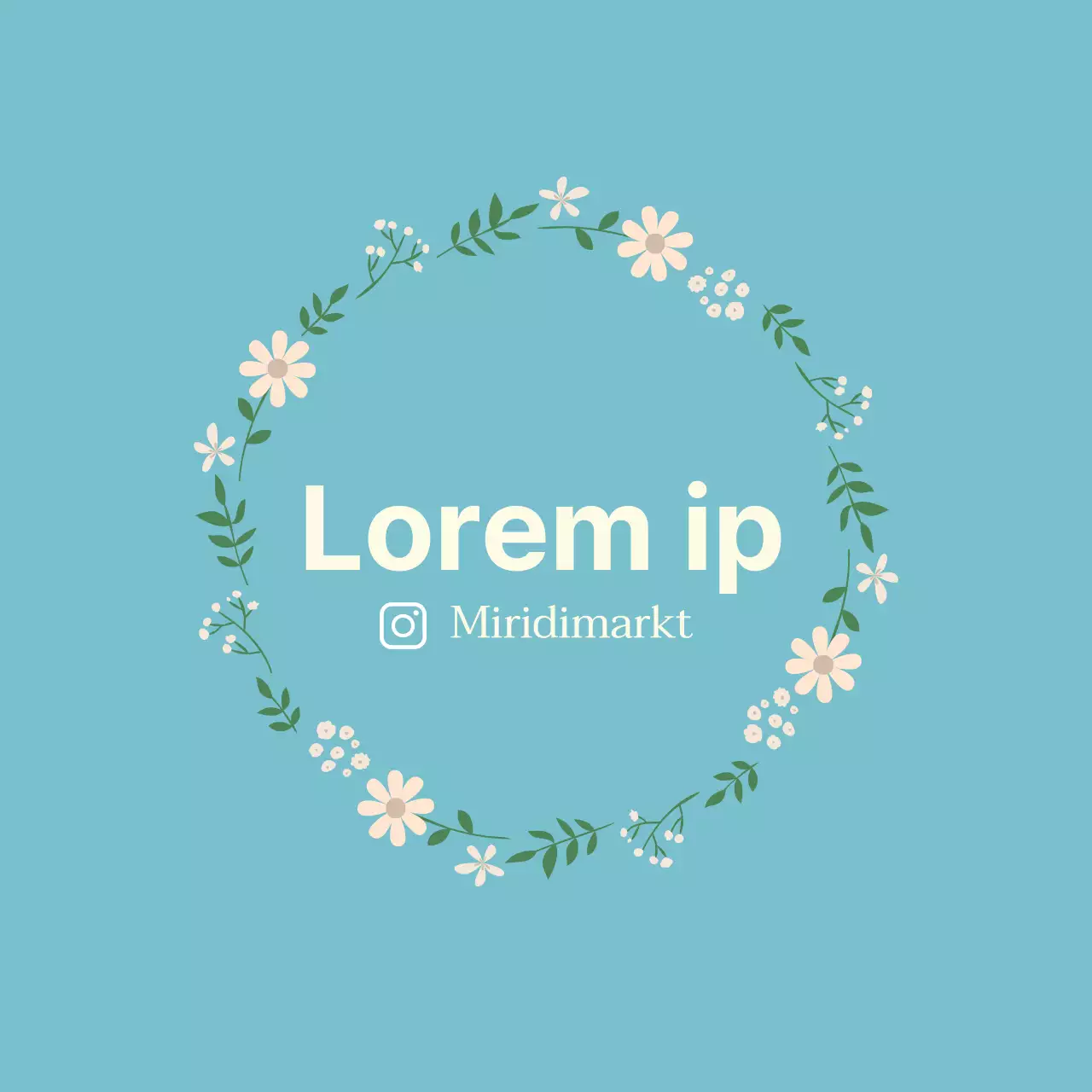 Blauwe illustratie emotioneel café bedankje promotie