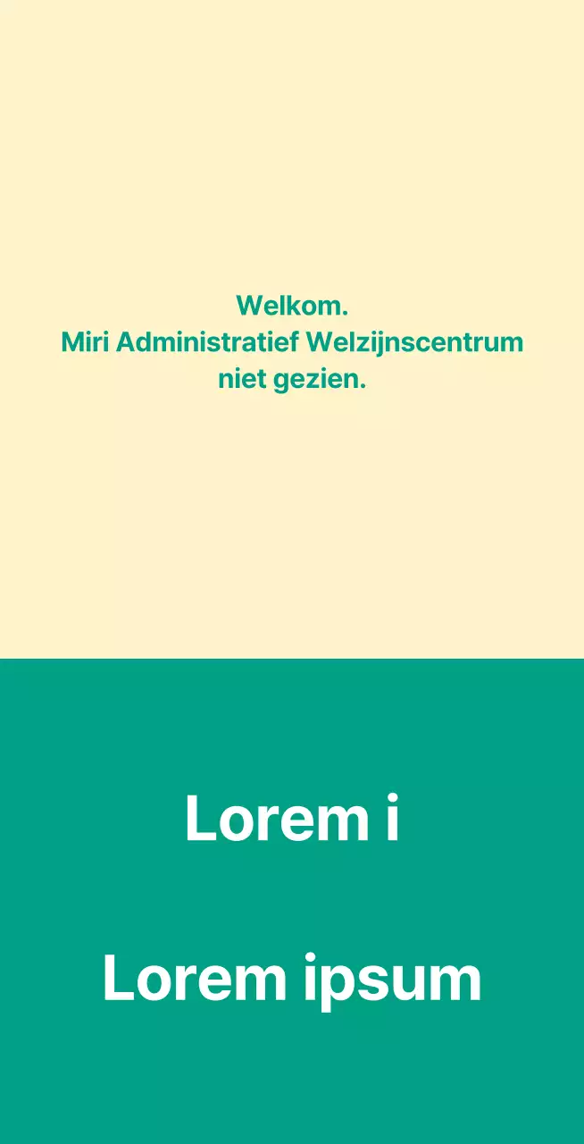 Een openbare welkomstbrief met een welkomstbord.