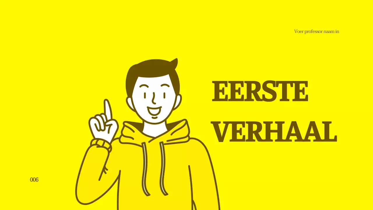 Schone karakter illustratie tutorial in geel en bruin