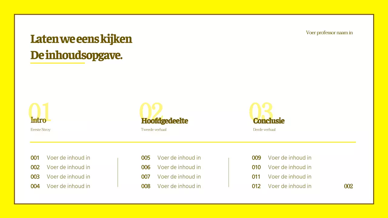 Schone karakter illustratie tutorial in geel en bruin