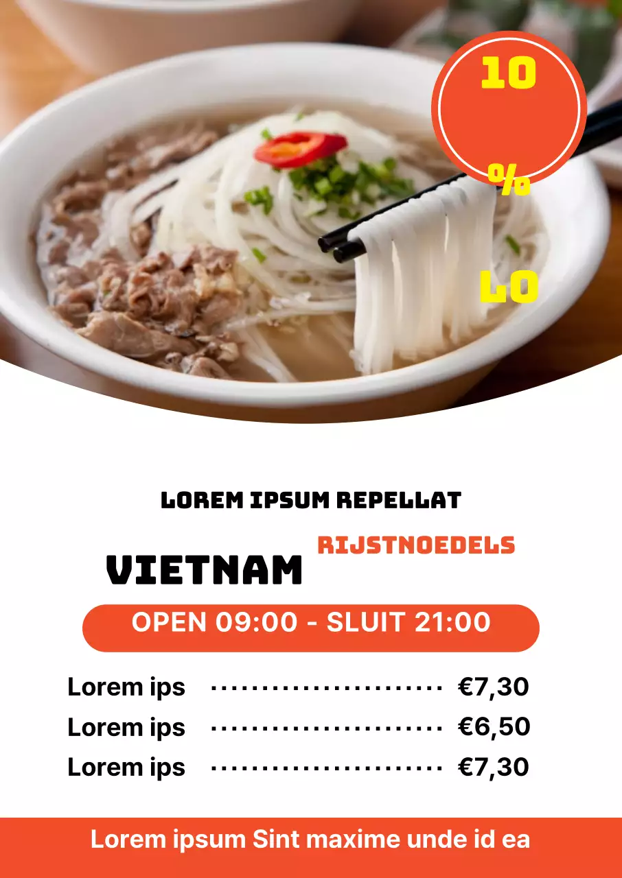 44167_Vietnamese Rijst Noedelsoep