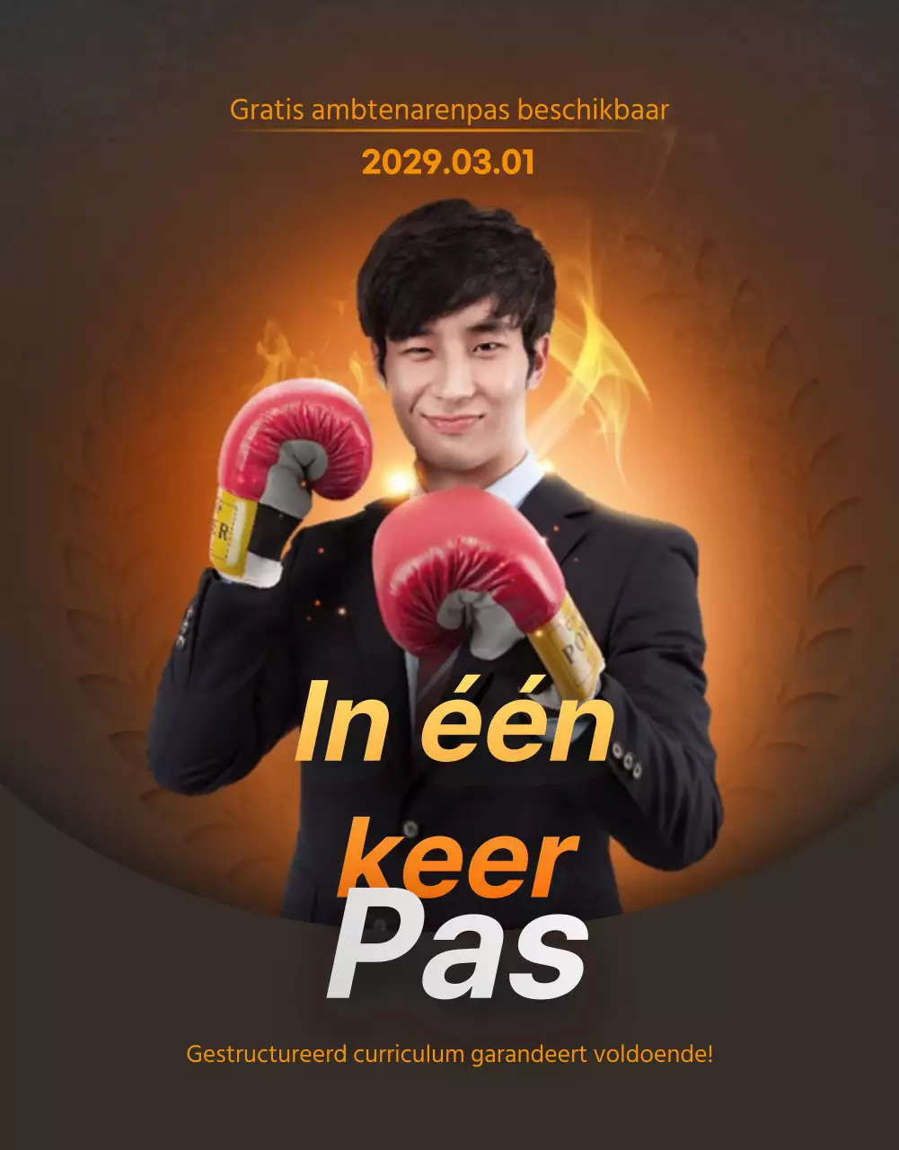 Met vlag en wimpel geslaagd