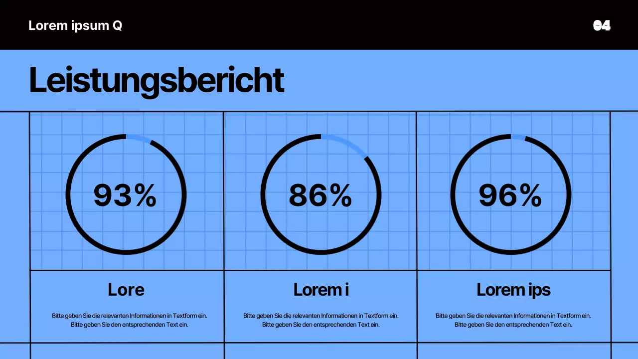 Marketing-Studienpräsentation mit blauem Notizbuchkonzept