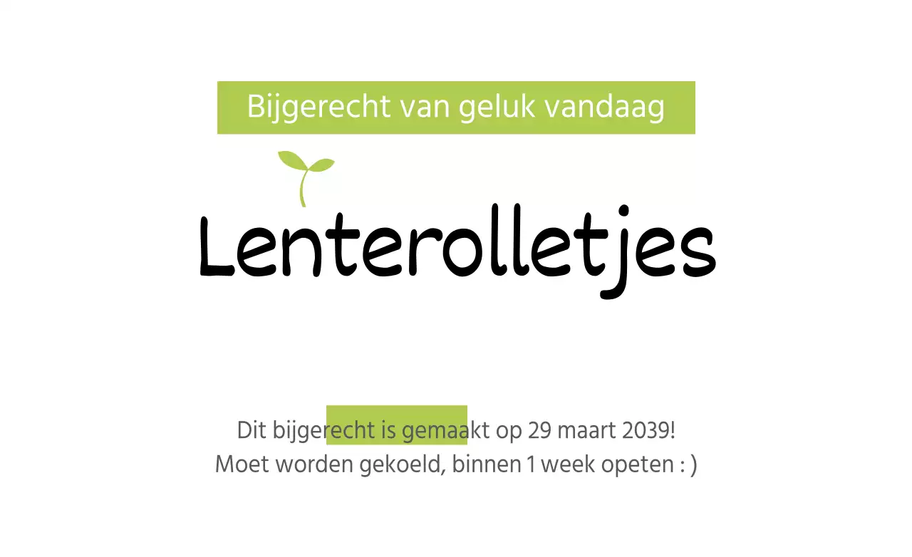 Lenterolletjes