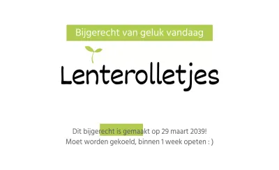 Lenterolletjes