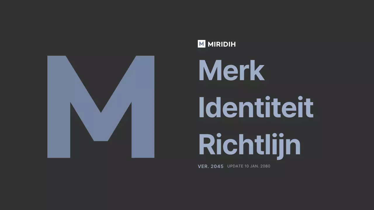 donkergrijs lichtblauw rasterconcept eenvoudige merkrichtlijn