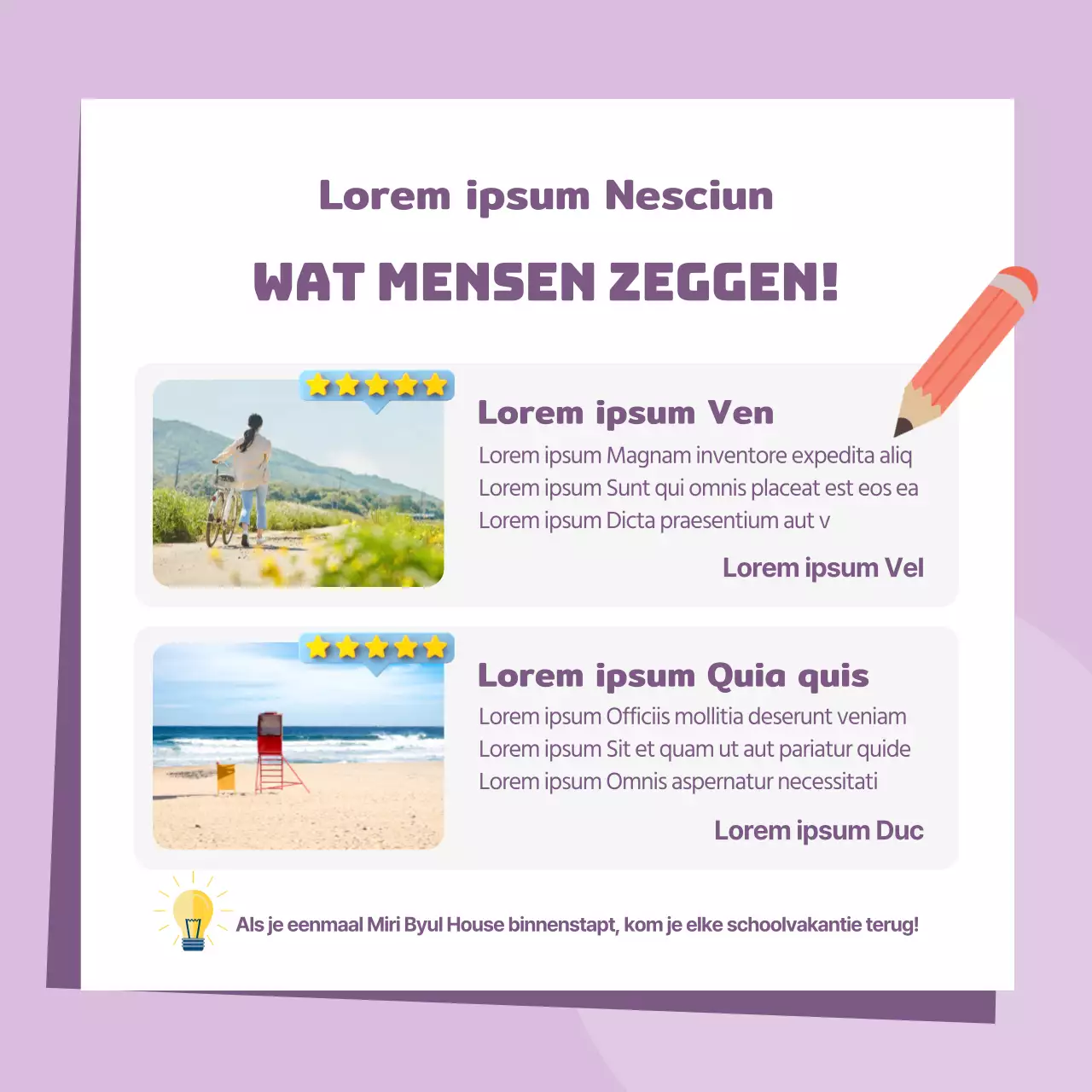 Op zoek naar vrolijk pensionpersoneel