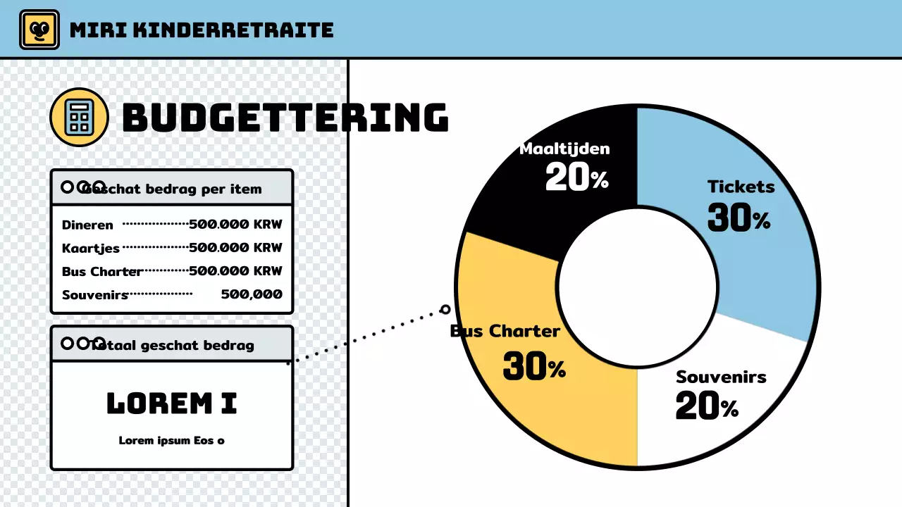 Winterkamp voor kinderen met een schattige stijl in lichtblauw en groen