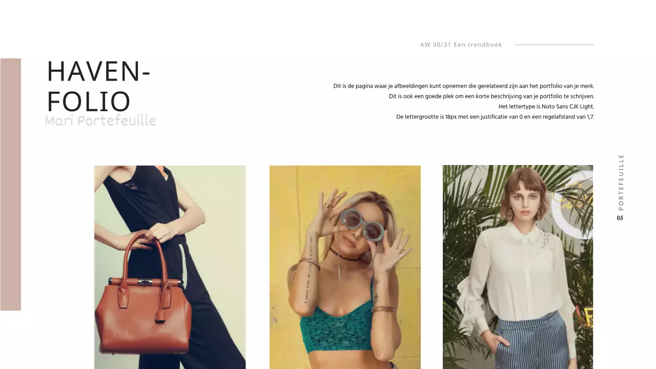 Eenvoudig businessplan voor kleding met zachte tinten