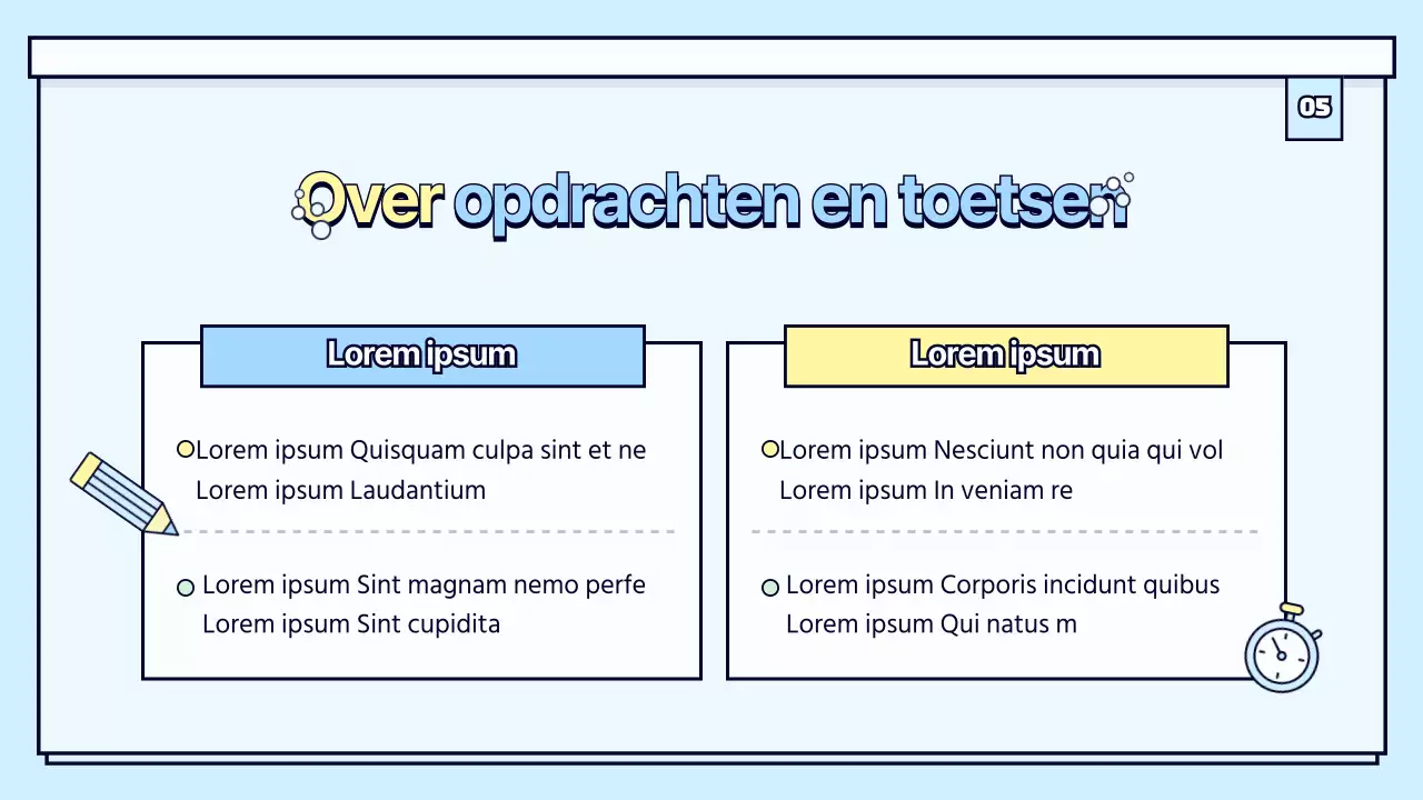 Oriëntatie wetenschapsklas