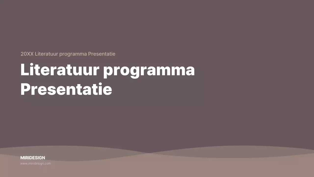 Inleiding tot het leesprogramma met bruine thema's