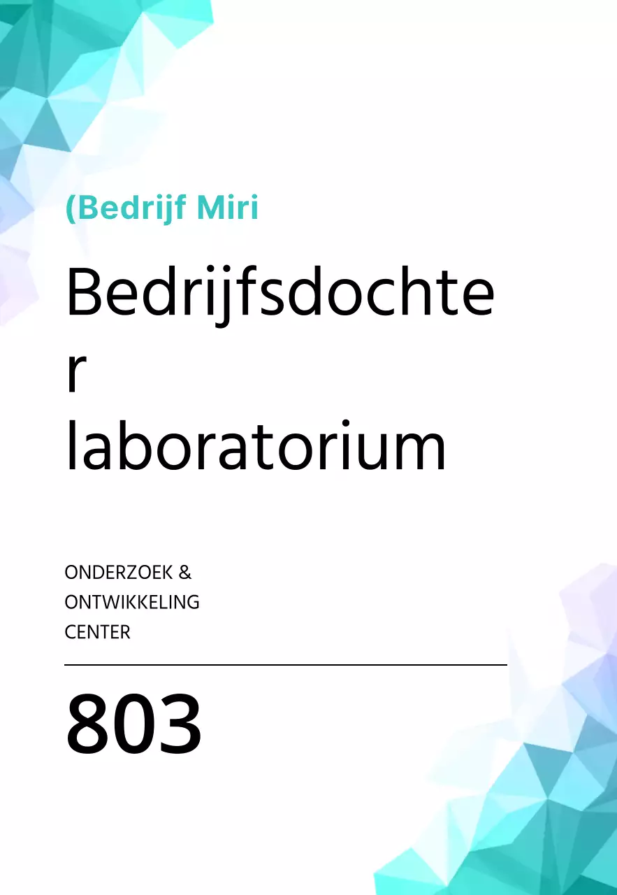 Zakelijke onderneming met een blauw geometrisch patroon