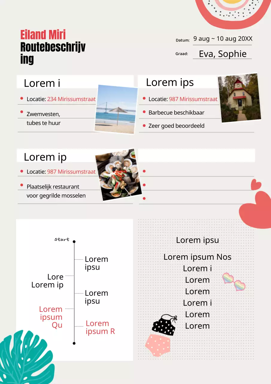 Een eenvoudige route met een leuke twist