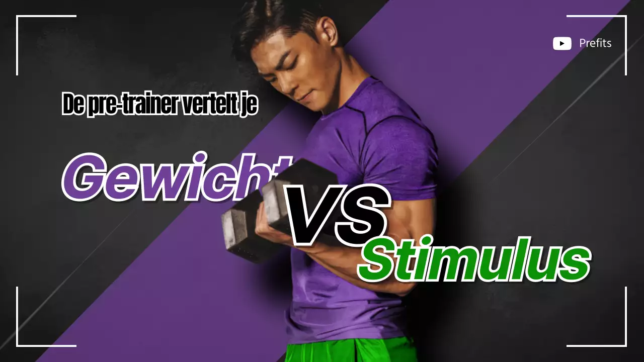 Paarse en groene trainer trainingsgids