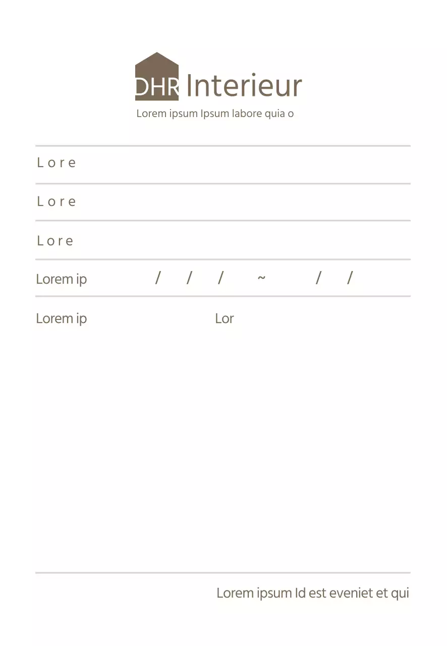 bruin icoon eenvoudig interieur notities