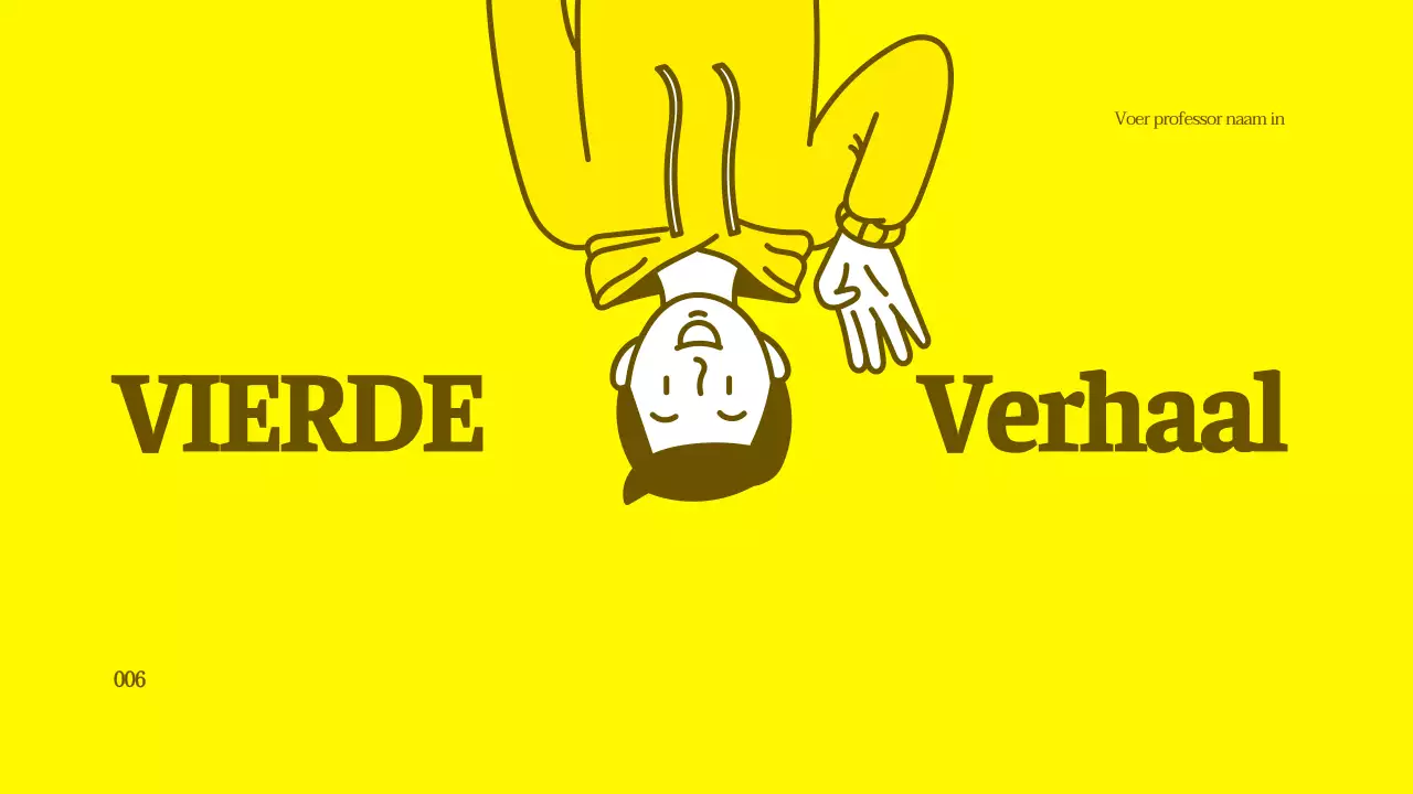 Schone karakter illustratie tutorial in geel en bruin