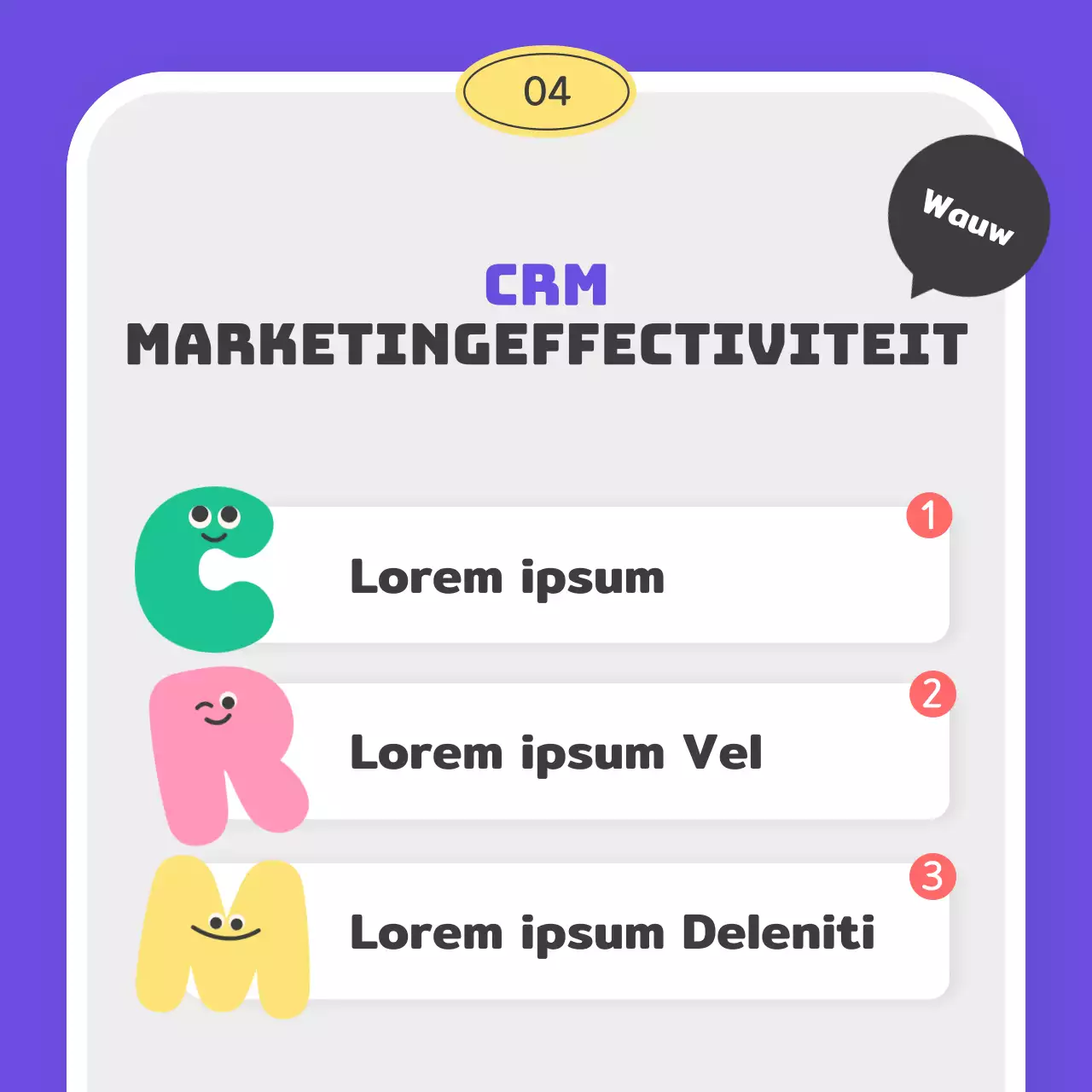 Leer over CRM-marketing met pastelkleurige baby's en schattige alfabetfiguren