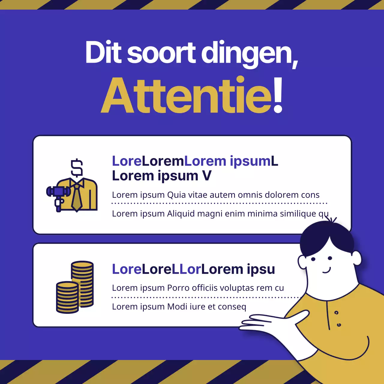 Een gids om te investeren in blauwe en gouden minimalistische vastgoedveilingen