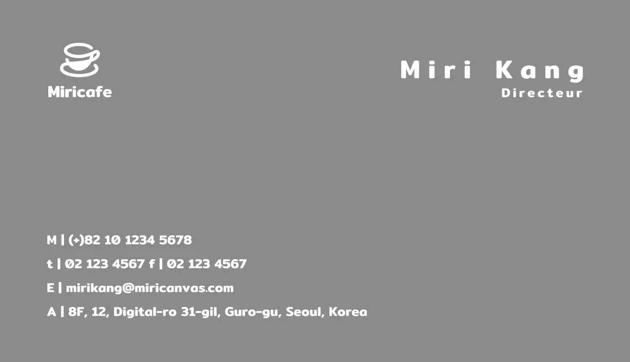 Café met een eenvoudig grijs koffiekopje