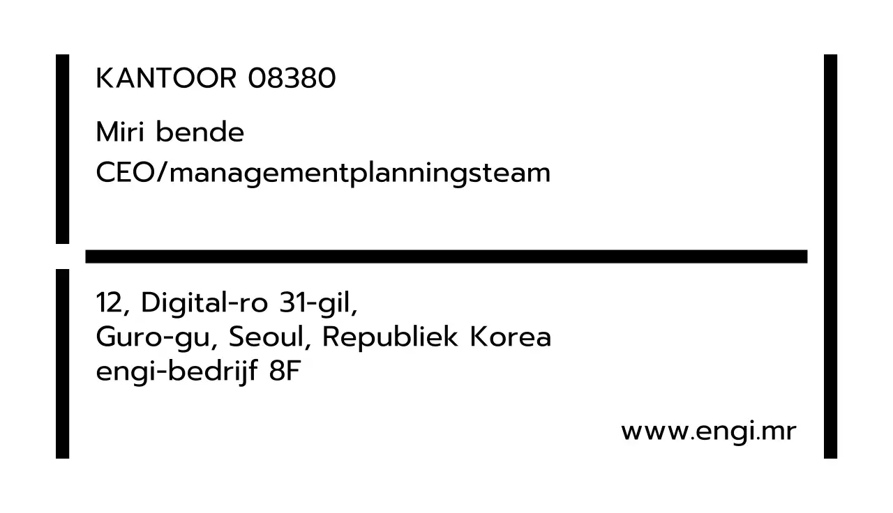 Strakke visitekaartjes met een vleugje blauw