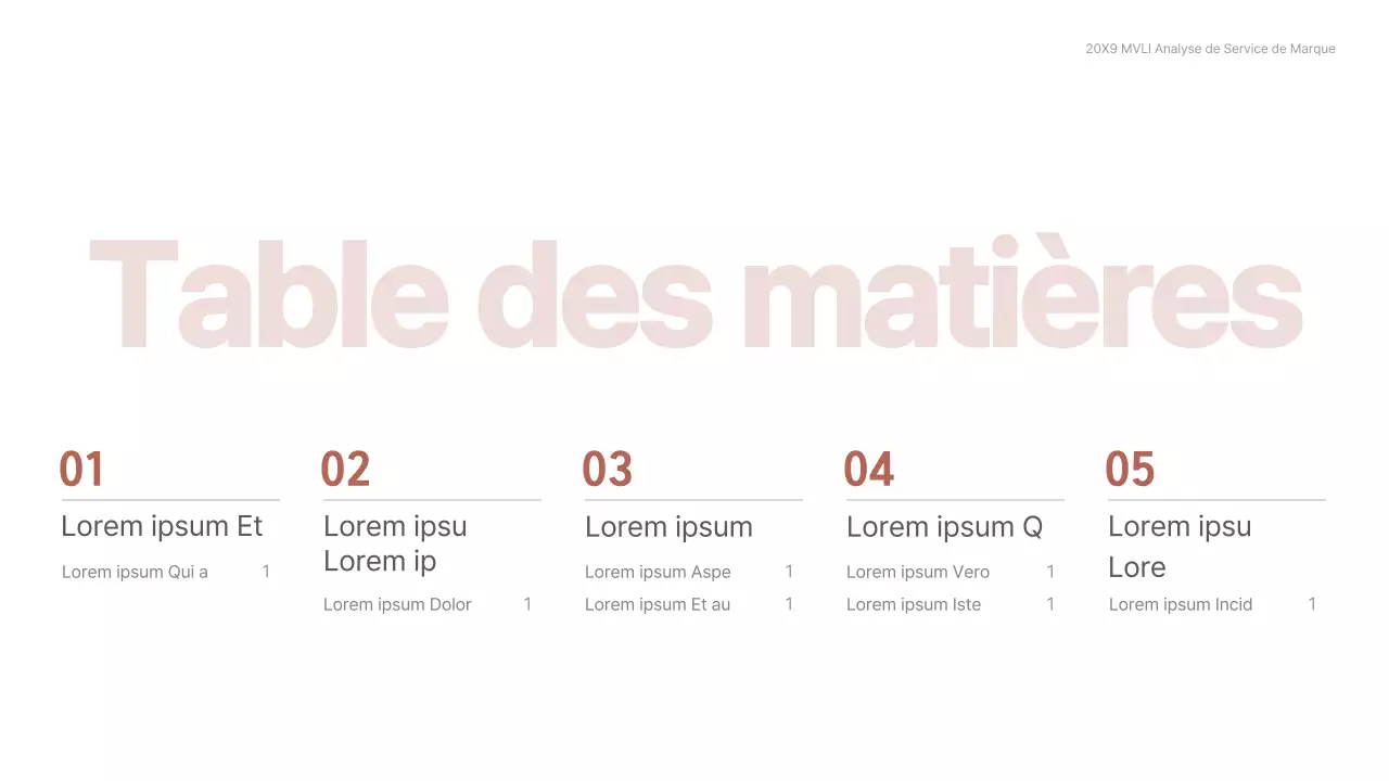 Rapport de consultation propre en dégradé rose-beige