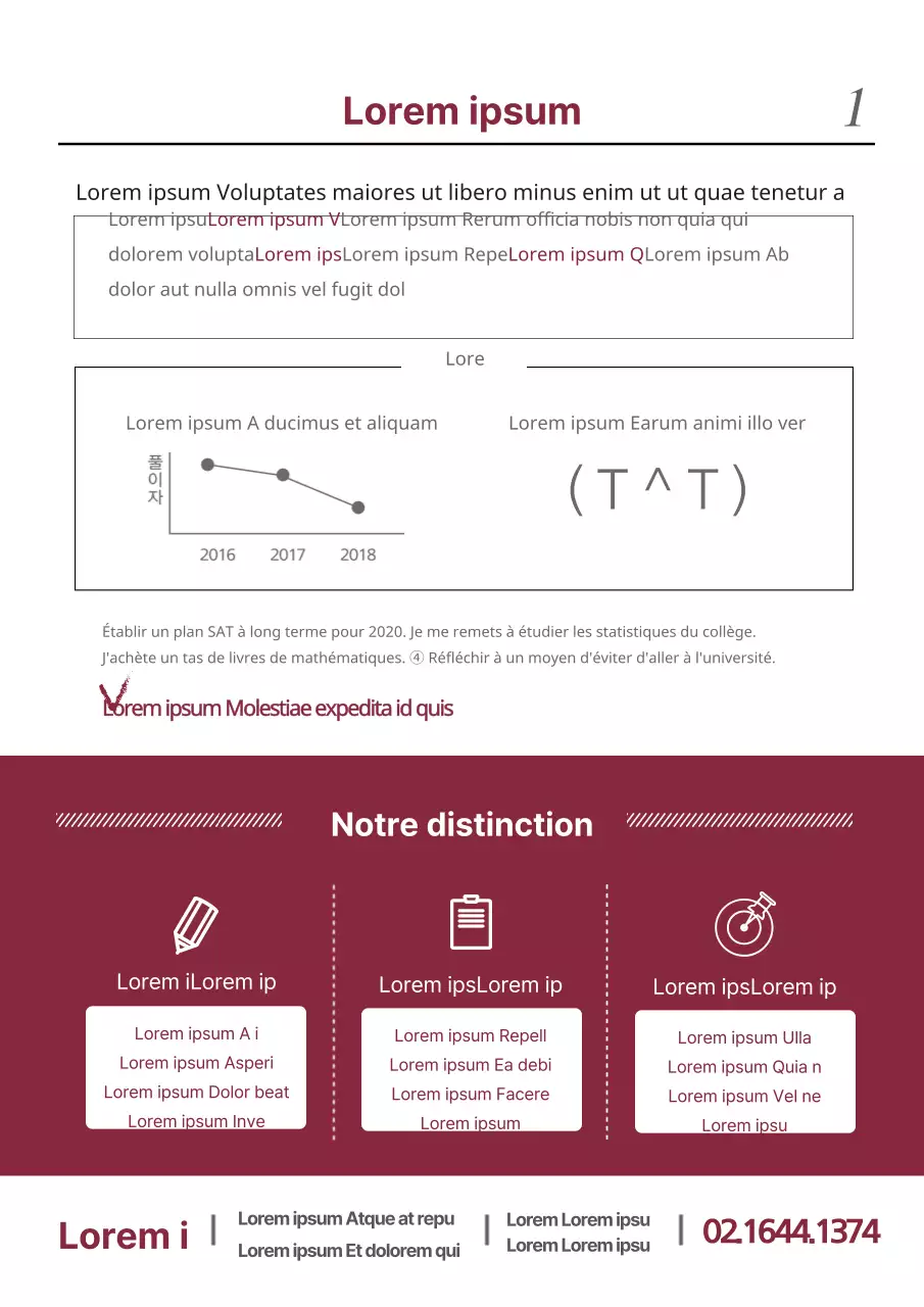 Promouvoir le concept du papier d'examen rouge et gris