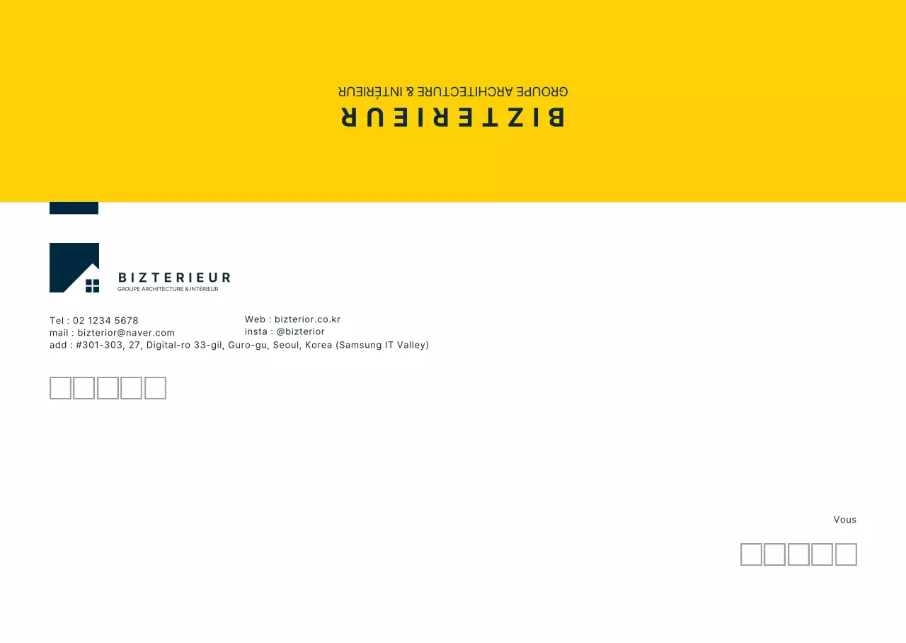 Logo jaune clean business