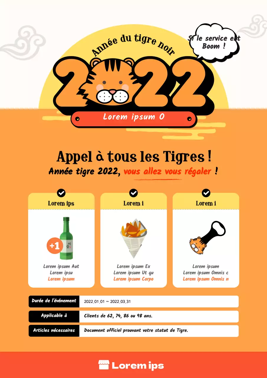 Événements au restaurant du Nouvel An avec de mignons dragons bleus et jaunes