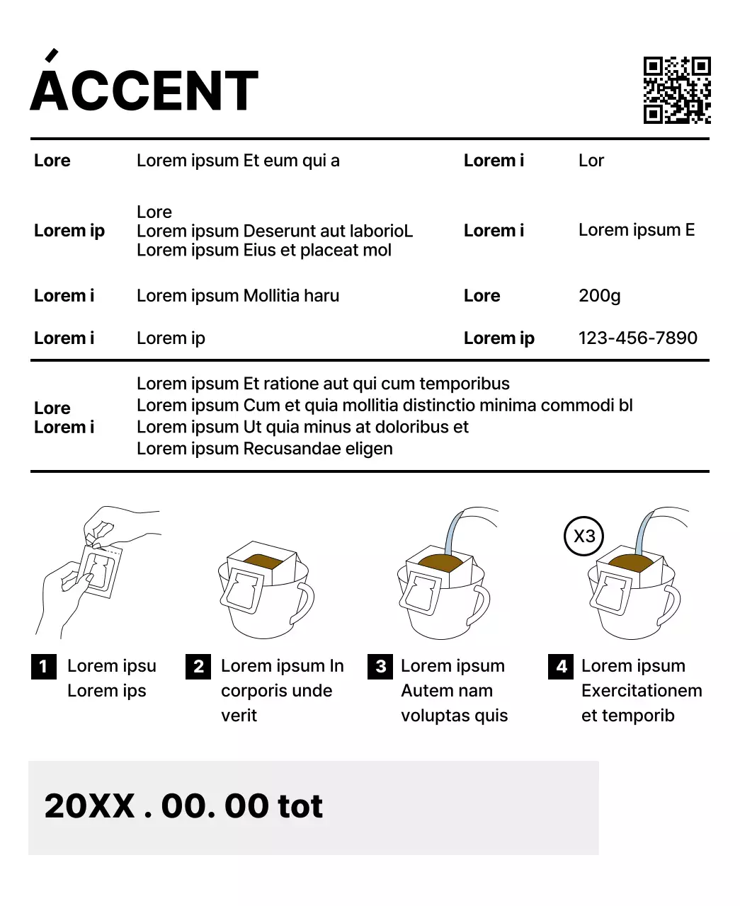 Eenvoudig ontwerp met veelkleurige vormen als accenten