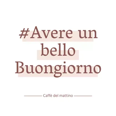Caffè del mattino