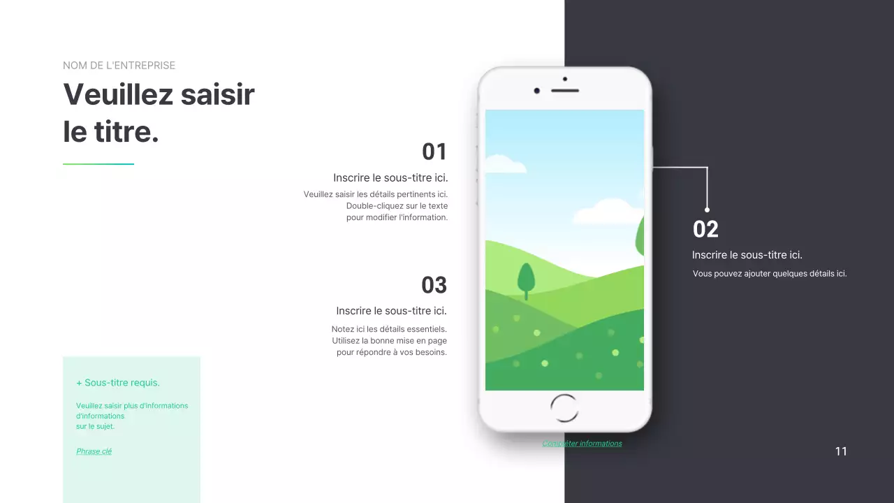 Profil de l'entreprise simple