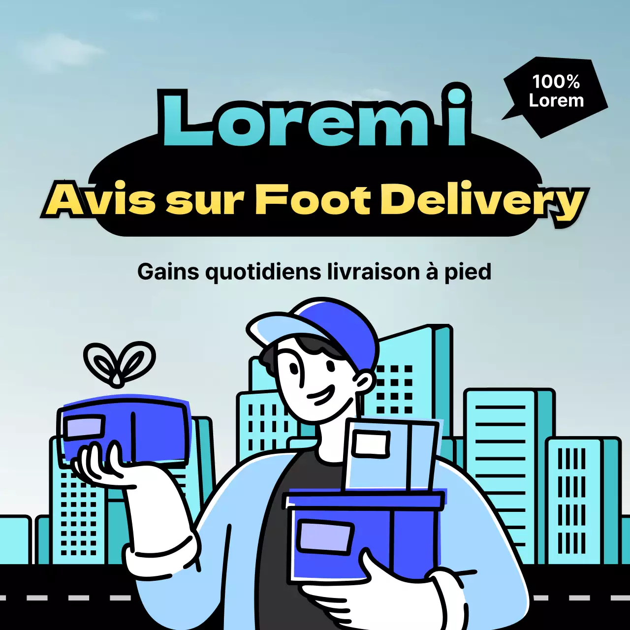 Examen de DeliveryConnect sur la livraison à pied dans le paysage urbain