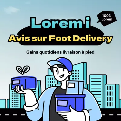 Examen de DeliveryConnect sur la livraison à pied dans le paysage urbain