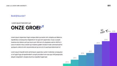 Eenvoudig conceptueel staafdiagramontwerp met een blauw kleurenschema