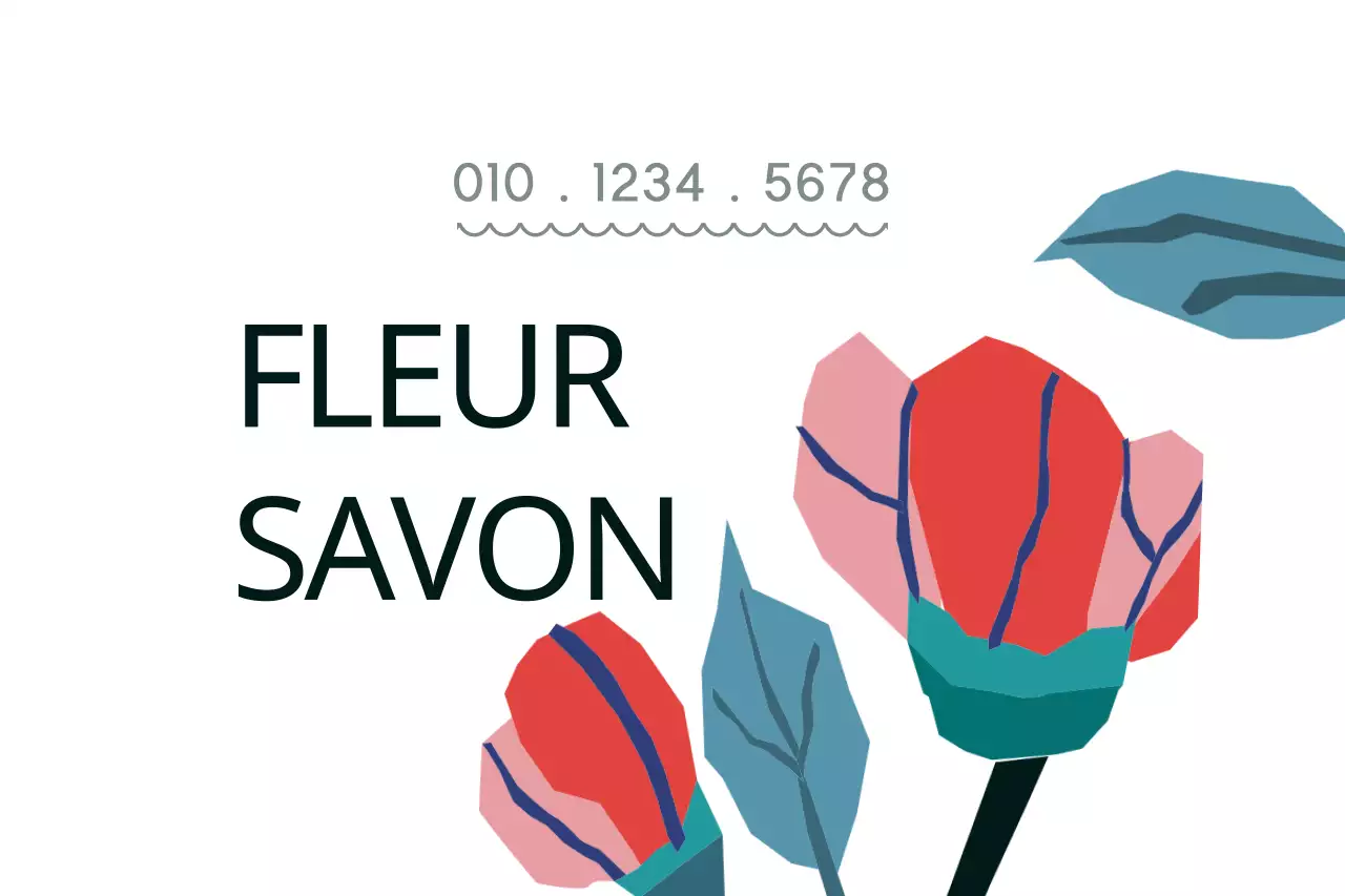 Savon de fleurs