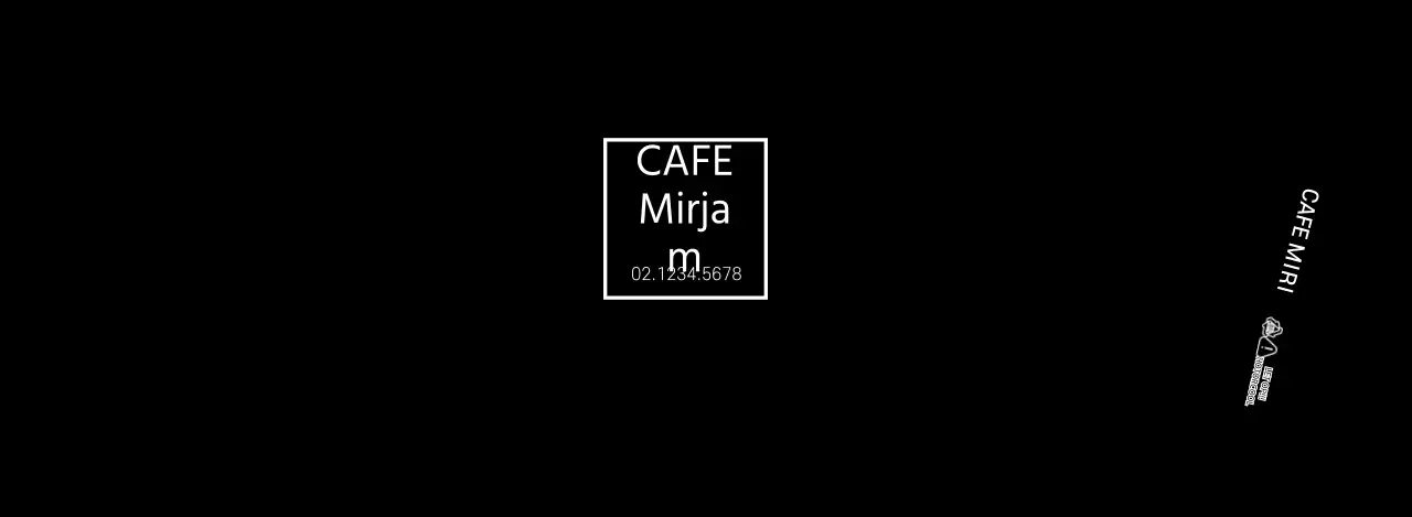 Zwarte eenvoudige café bekerhouder