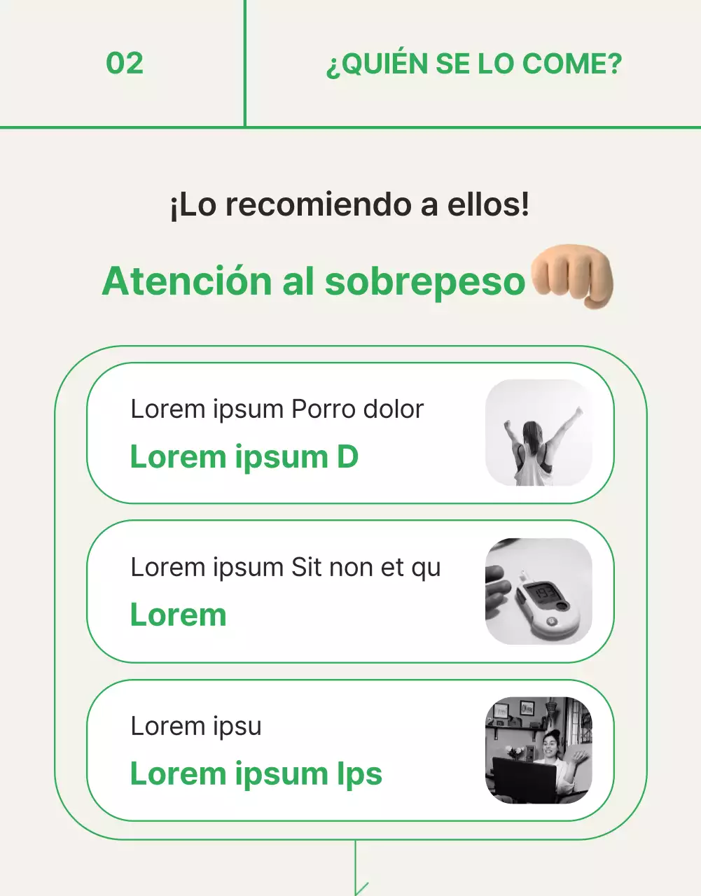 Promover el té verde, simple y sin leche